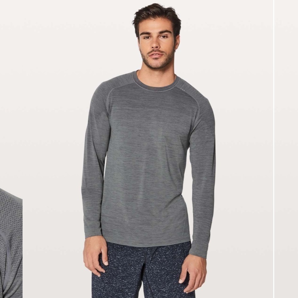 Lululemon Metal Vent Tech Long Sleeve
Anchor / Asphalt Grey, size s